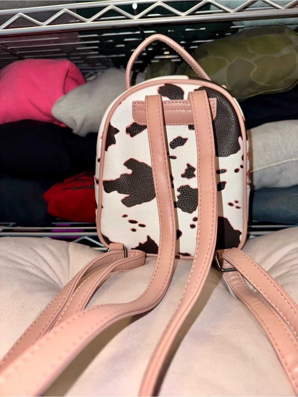 Wrangler Cow Print Mini Back Pack - NEW